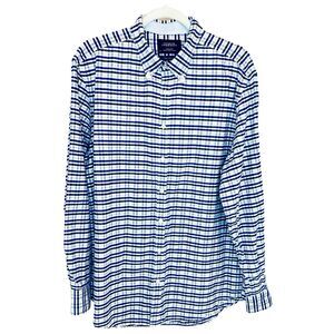 Charles Tyrwhitt Weekend Casual Button Down Shirt XL - Extra Slim Fit -Blue Gray